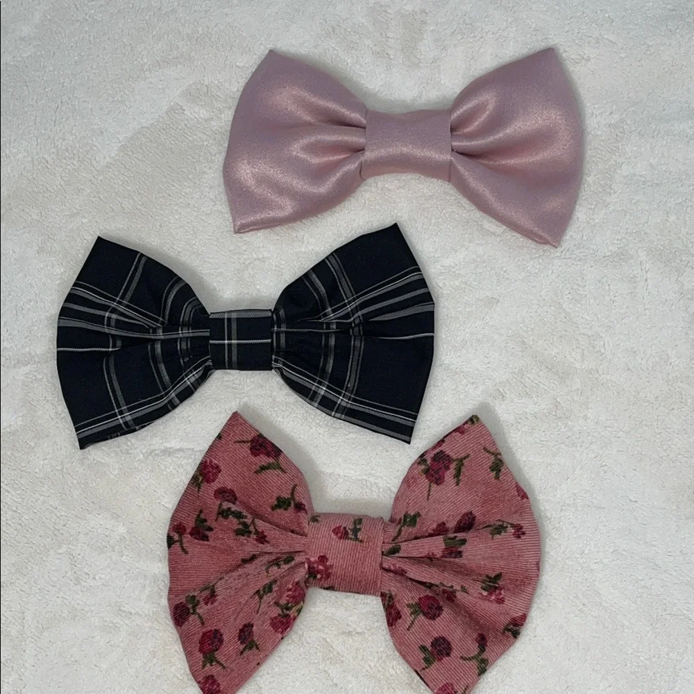 Large Hairbows Bundle Lot Academia Lolita Coquette Kawaii Cottagecore Preppy Bow